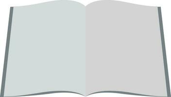 Flat style open book icon. vector