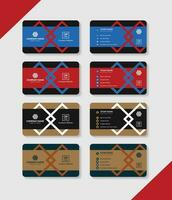 Corporate Modern Business Card Brand Identity Design Template vector
