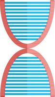 Illustration of a DNA icon. vector