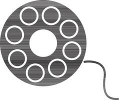 Isolated of reel with thread icon. vector