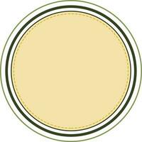 Blank sticker, tag or label design. vector