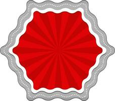 Flat illustration of a frame design. vector