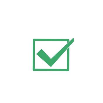 Check mark icon.This icon conveys the concept of completion, success, and confirmation. vector