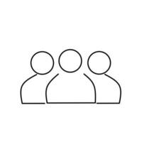 People Icon. work groups, teams, and social network symbols. vector
