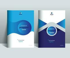 Creative Proposal Cover Design Template adept for multipurpose Projects vector