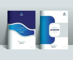 Creative Proposal Cover Design Template adept for multipurpose Projects vector