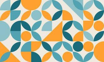 Geometric Shapes Background. Minimalist Colorful Geometric Shapes vector