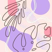 Abstract hand drawn background vector illustration