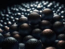 Futuristic abstract spheres geometric background created with technology photo