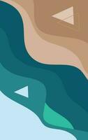 vector design, cool and cute abstract background illustration