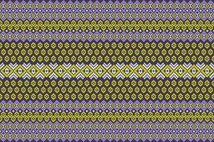 Seamless geometric ethnic asian oriental and tradition pattern design for texture and background. Silk and fabric pattern decoration for carpet, Thai clothing, wrapping and wallpaper vector