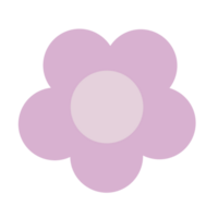 roxa pastel flor rabisco png