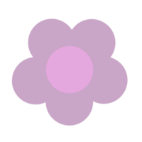 violet iii pastel fleur griffonnage png