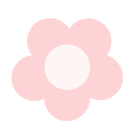 Rosa pastel flor rabisco png