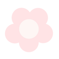 Rosa pastel v flor rabisco png