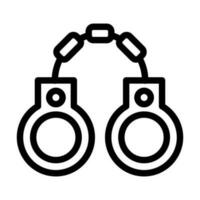 Handcuffs Icon Design vector