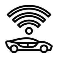 diseño de icono de coche inteligente vector