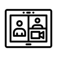 Video Calling Icon Design vector