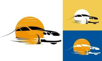 Car logo design vector illustration, brand identity emblem