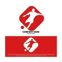 Soccer logo vector design, sports logos concept