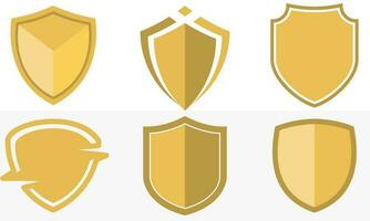 Shield icon set vector illustration design