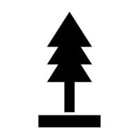 Tree Glyph Icon Design vector