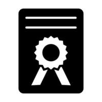 legal documento glifo icono diseño vector