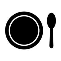 Fasting Glyph Icon Design vector