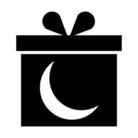 Gift Glyph Icon Design vector