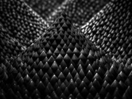futurista resumen pirámide geométrico oscuro negro antecedentes creado con generativo ai tecnología foto