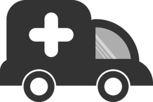 Ambulance icon Simple flat symbol png