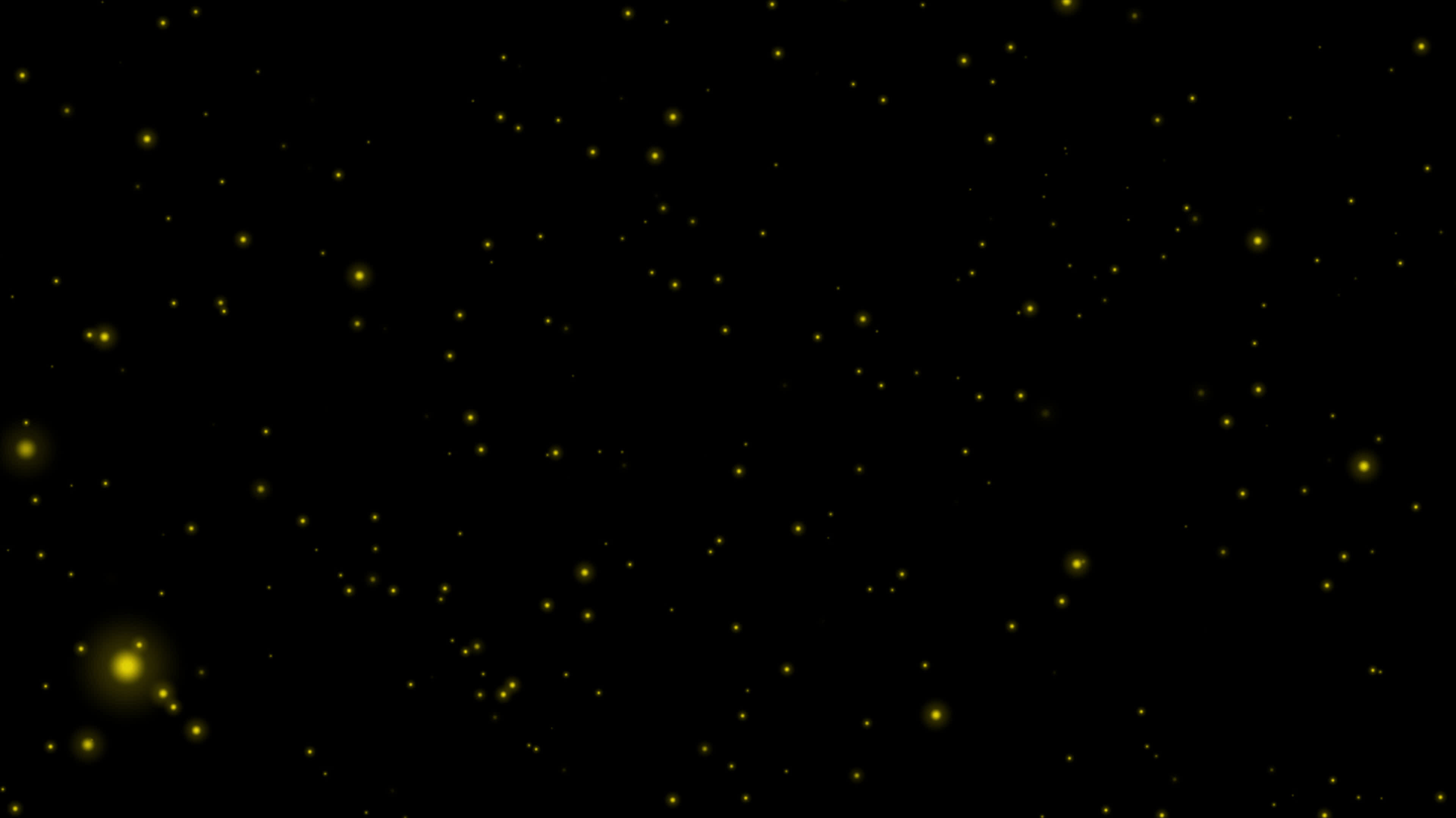 yellow Light Blinking and glowing bokeh effect seamless loop Animation