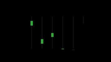 in beweging bars audio equalizer infographic gegevens verslag doen van bar diagram lus animatie video transparant achtergrond met alpha kanaal.