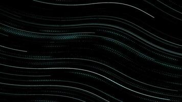 futuristico luccichio particelle colorato lusso onda sfondo senza soluzione di continuità ciclo continuo animazione video