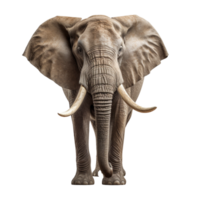 elefante isolado em fundo com generativo ai png