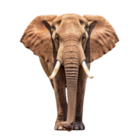 l'éléphant isolé sur Contexte avec génératif ai png