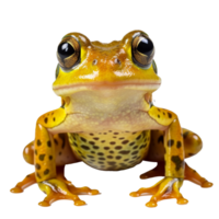 Frosch isoliert auf Hintergrund mit generativ ai png