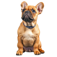 french bulldog isolated on background with png