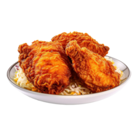 fried chicken isolated on background with png