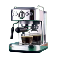 coffee machine isolated on background with png