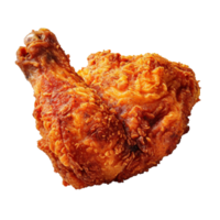 frit poulet isolé sur Contexte avec génératif ai png