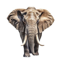 Elefant isoliert auf Hintergrund mit generativ ai png