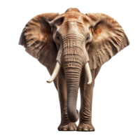 elefante isolado em fundo com generativo ai png