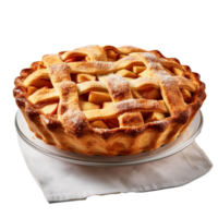 Apple Pie isolated on background with png