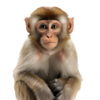 macaco isolado em fundo com generativo ai png