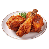 fried chicken isolated on background with png