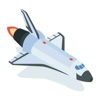 Modern isometric icon of aeroplane vector