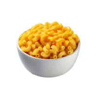 macaroni et fromage isolé sur Contexte avec génératif ai png