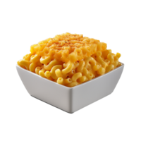 macaroni et fromage isolé sur Contexte avec génératif ai png