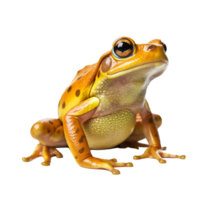 Frosch isoliert auf Hintergrund mit generativ ai png